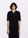 Polo senza bottoni in Cotone Leggero