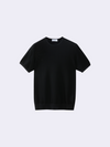 T-shirt in Cotone crêpe con microstruttura