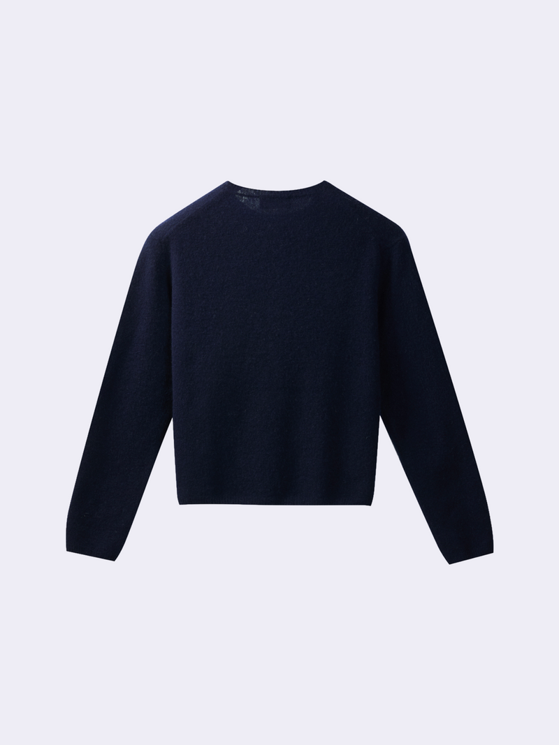 Girocollo nuvola in Cashmere e Lana