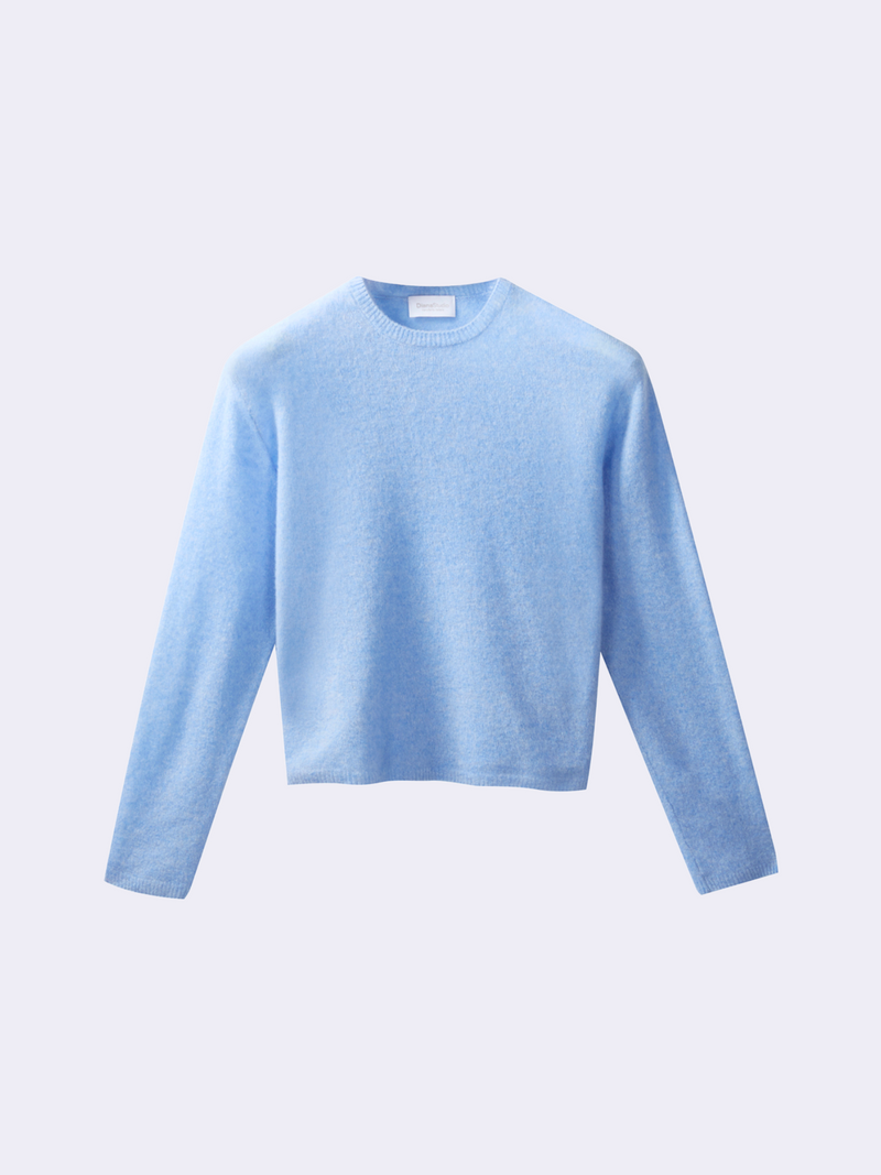 Girocollo nuvola in Cashmere e Lana