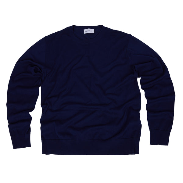 Girocollo in Cotone Leggero - Variante Blu Navy - Immagine 4