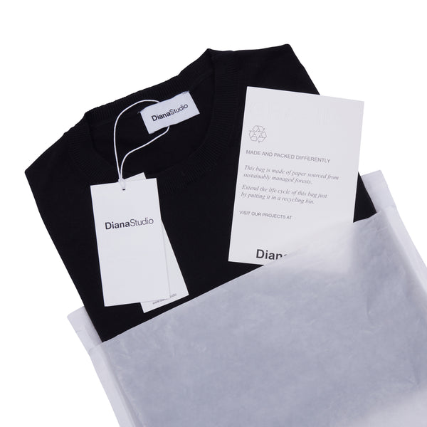 Girocollo in Cotone Leggero - Variante Nero - Immagine 7