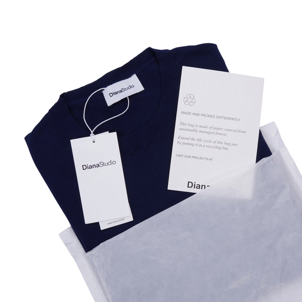 Girocollo in Cotone Leggero - Variante Blu Navy - Immagine 5