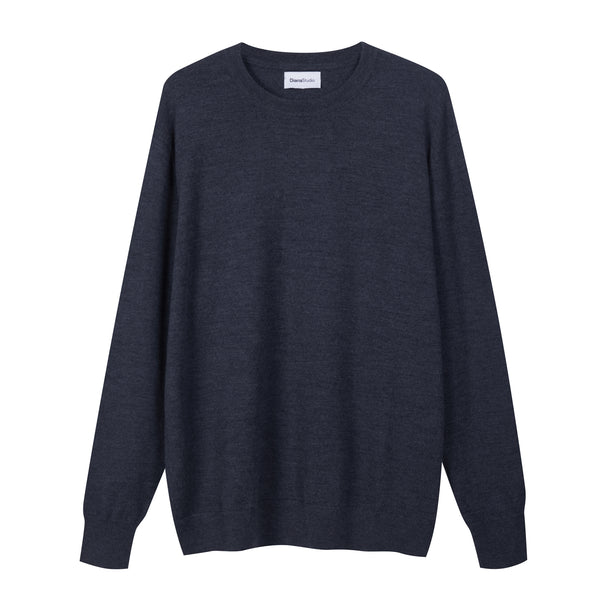 Crewneck in 100% extra-fine Merino wool