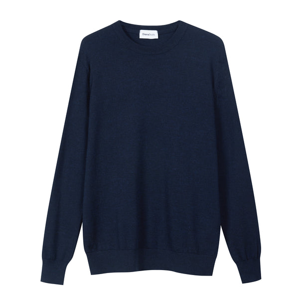 Crewneck in 100% extra-fine Merino wool