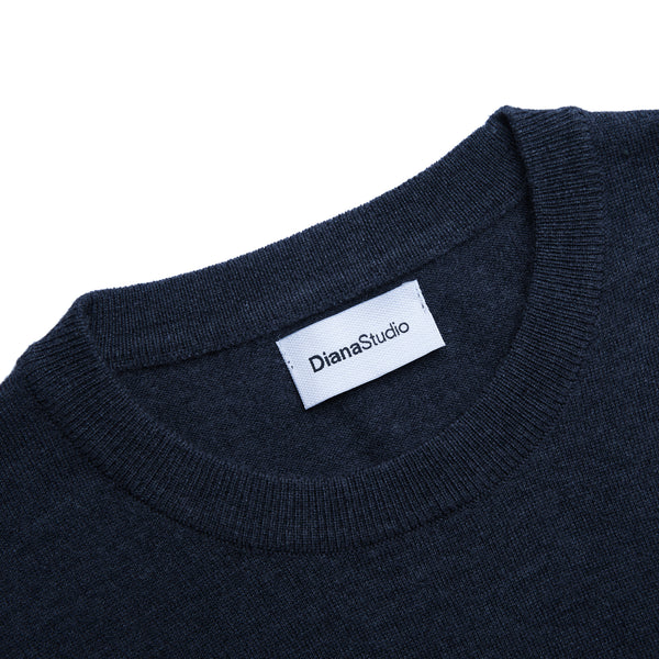 Crewneck in 100% extra-fine Merino wool