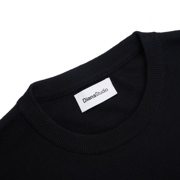 Crewneck in 100% extra-fine Merino wool