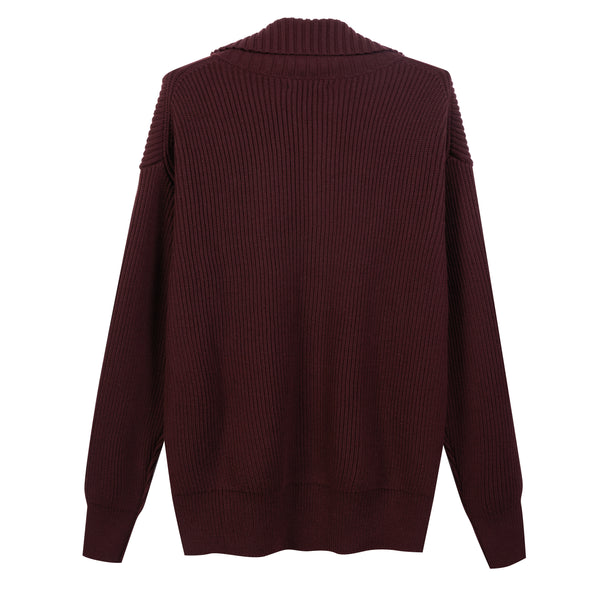 Giacca con bottoni in Lana Merino Extrafine