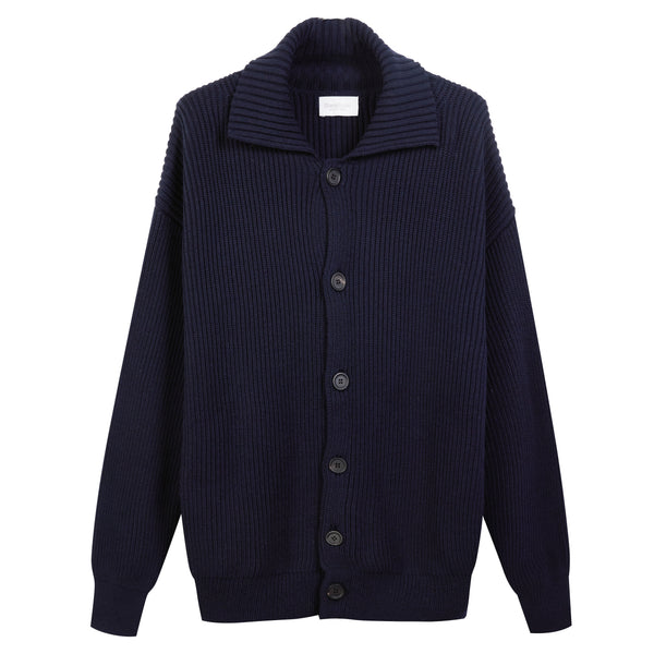 Giacca con bottoni in Lana Merino Extrafine