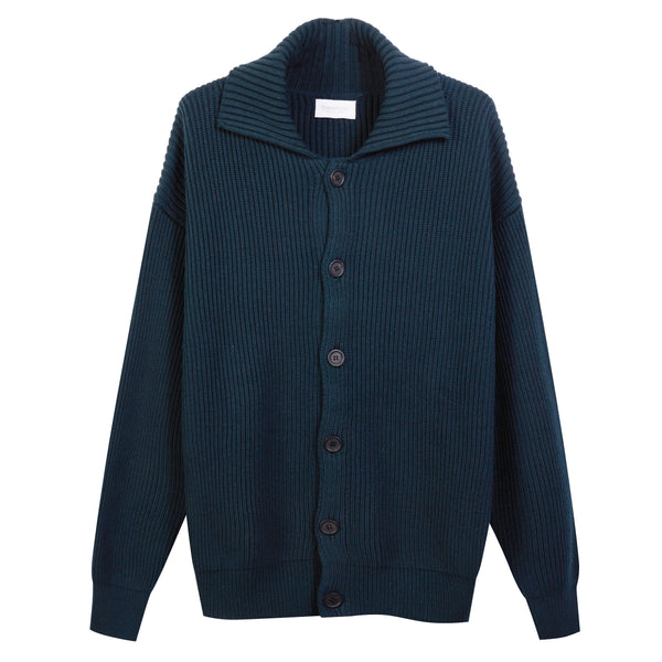 Giacca con bottoni in Lana Merino Extrafine