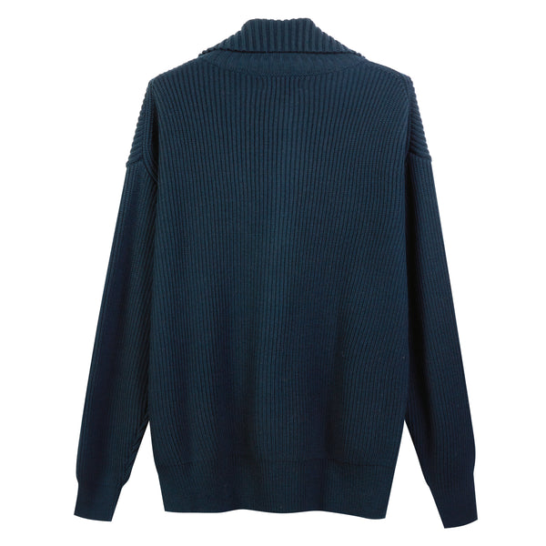 Giacca con bottoni in Lana Merino Extrafine