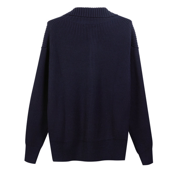 Giacca con bottoni in Lana Merino Extrafine