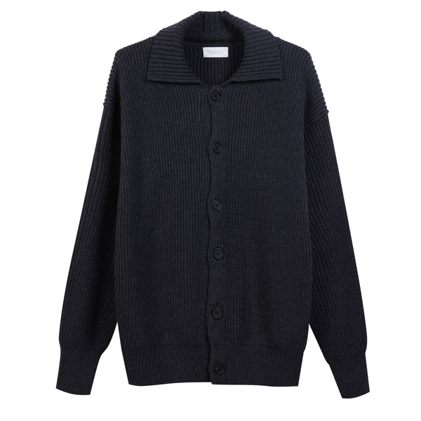 Giacca con bottoni in Lana Merino Extrafine