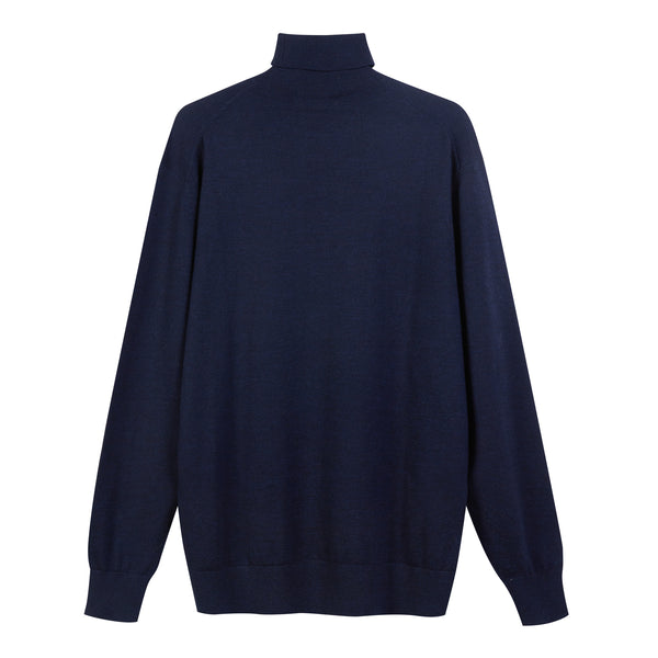 Turtleneck in 100% extra-fine Merino wool
