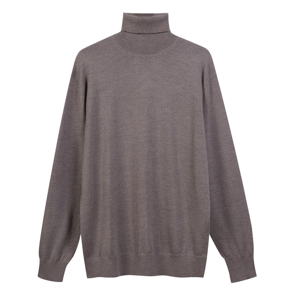 Turtleneck in 100% extra-fine Merino wool