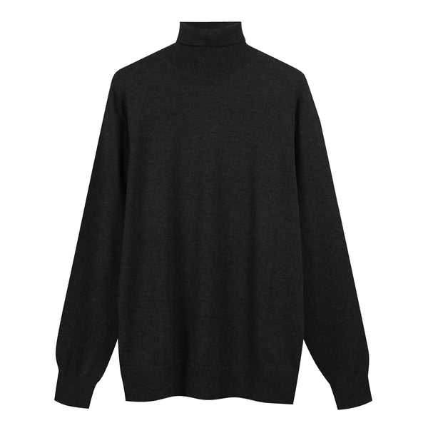 Turtleneck in 100% extra-fine Merino wool