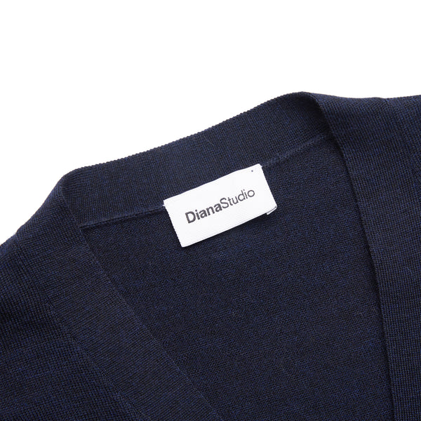 Cardigan in 100% Lana Merino extrafine