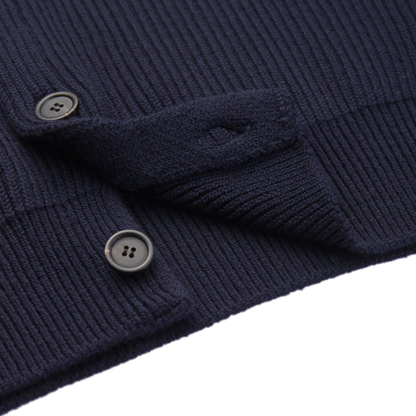 Giacca con bottoni in Lana Merino Extrafine