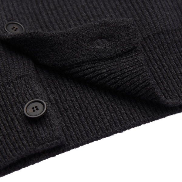 Giacca con bottoni in Lana Merino Extrafine