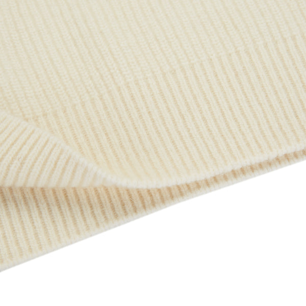 Half zip in English knitted wool