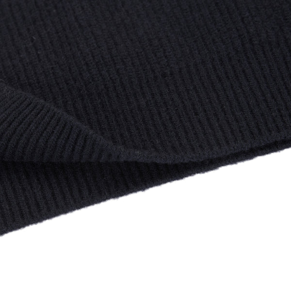 Half zip in English knitted wool