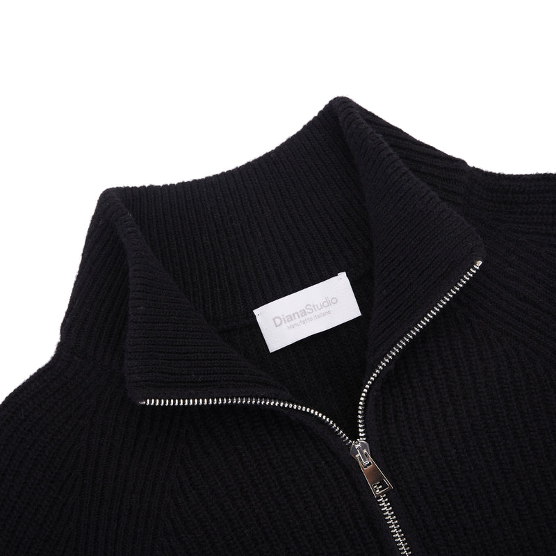 Trucker basico in maglia perlata