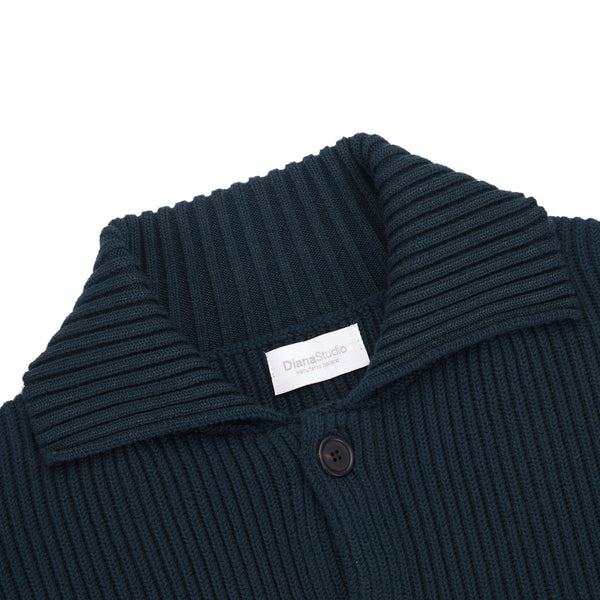 Giacca con bottoni in Lana Merino Extrafine