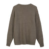 Scollo a V in punto canestro in Cashmere e Lana