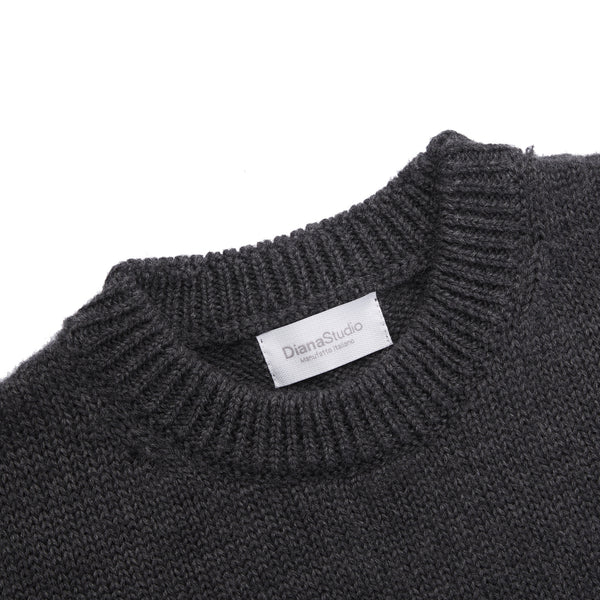 Girocollo Boxy in Lana