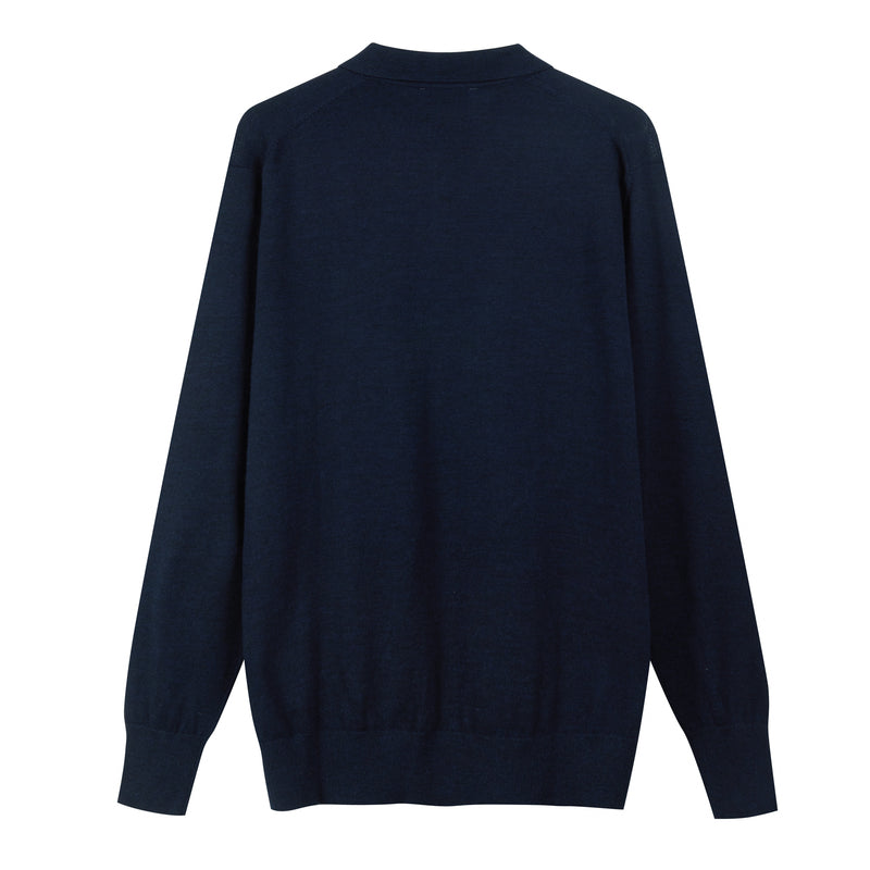 Polo in Lana Merino extrafine