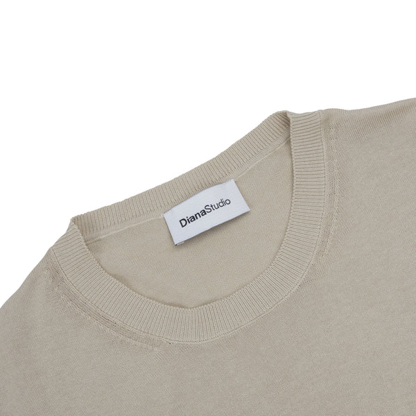 Girocollo in Cotone Leggero - Variante Beige - Immagine 3