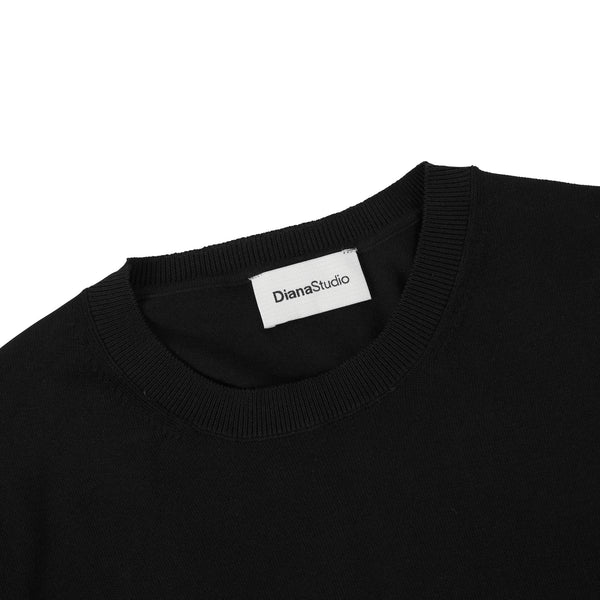 Girocollo in Cotone Leggero - Variante Nero - Immagine 3