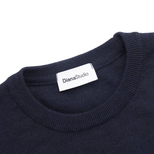 Crewneck in 100% extra-fine Merino wool