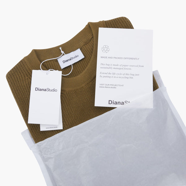 Girocollo in Maglia Perlata - Variante Verde Military - Immagine 8