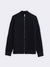 Giacca zip in Lana Merino extrafine