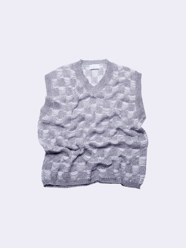 Gilet in Cotone jacquard