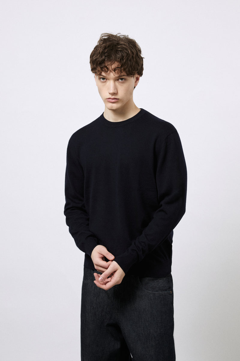 Girocollo in Lana Merino extrafine