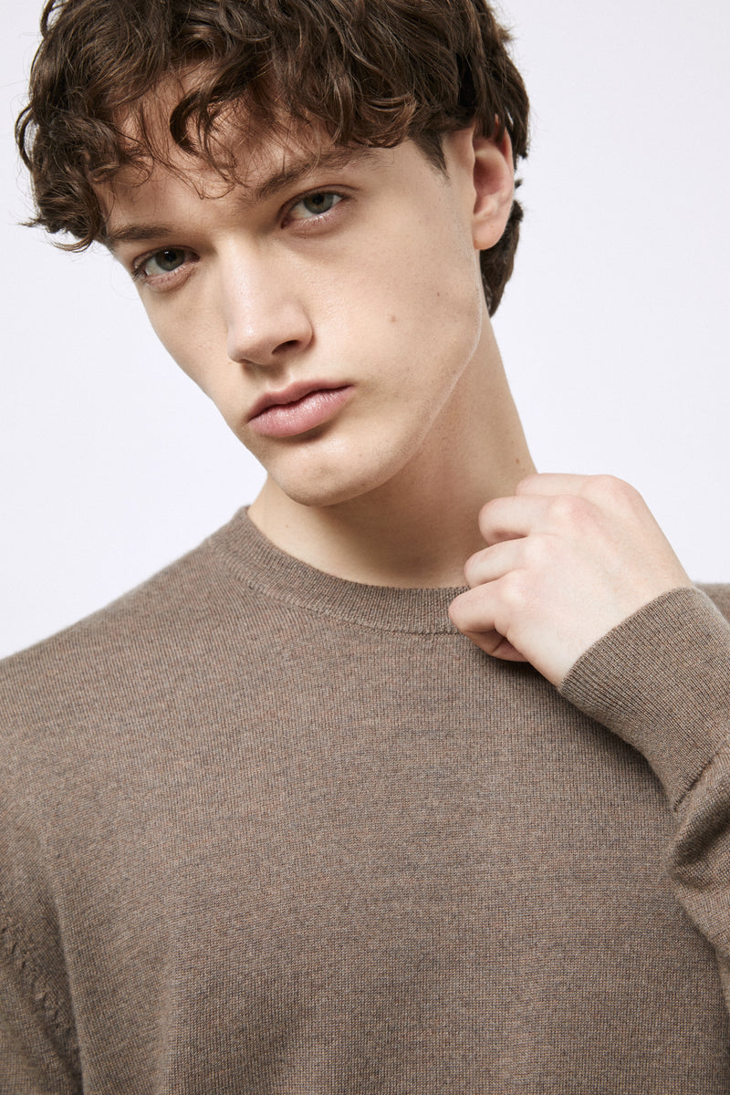 Girocollo in Lana Merino extrafine