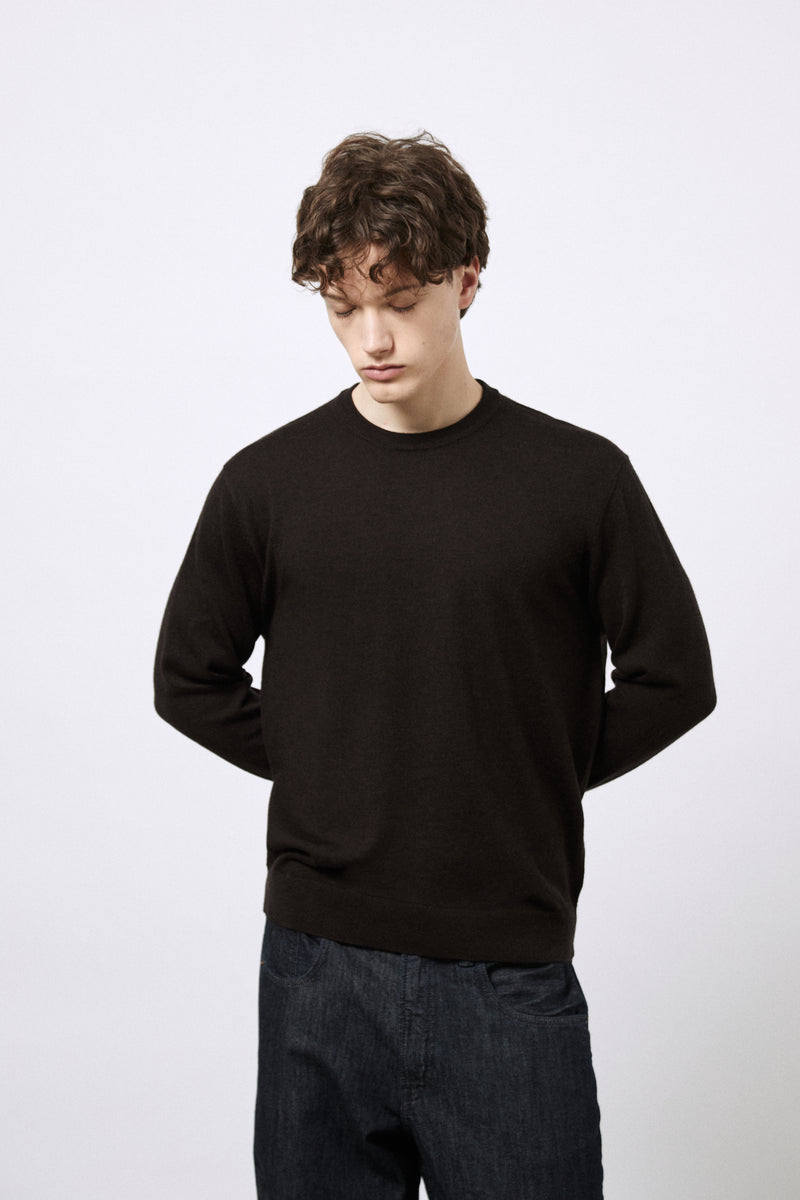 Girocollo in Lana Merino extrafine