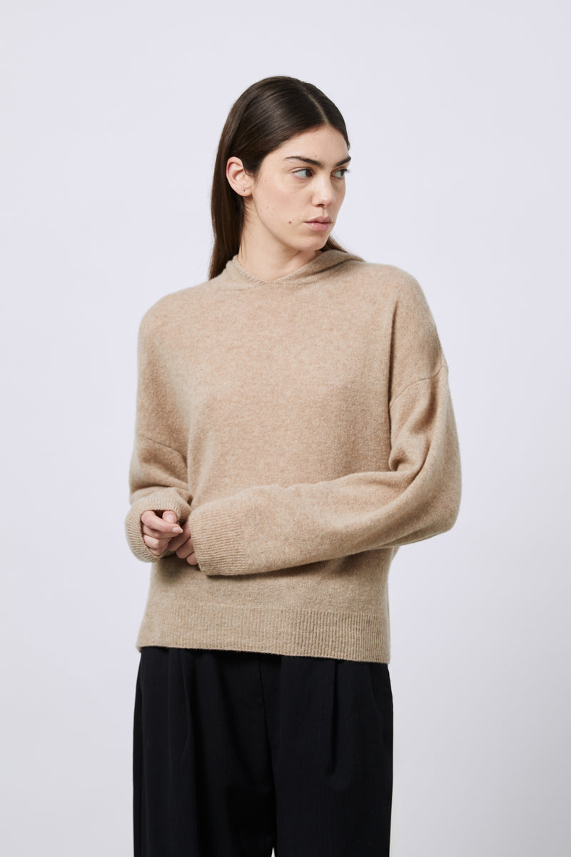 Felpa nuvola in Cashmere e Lana
