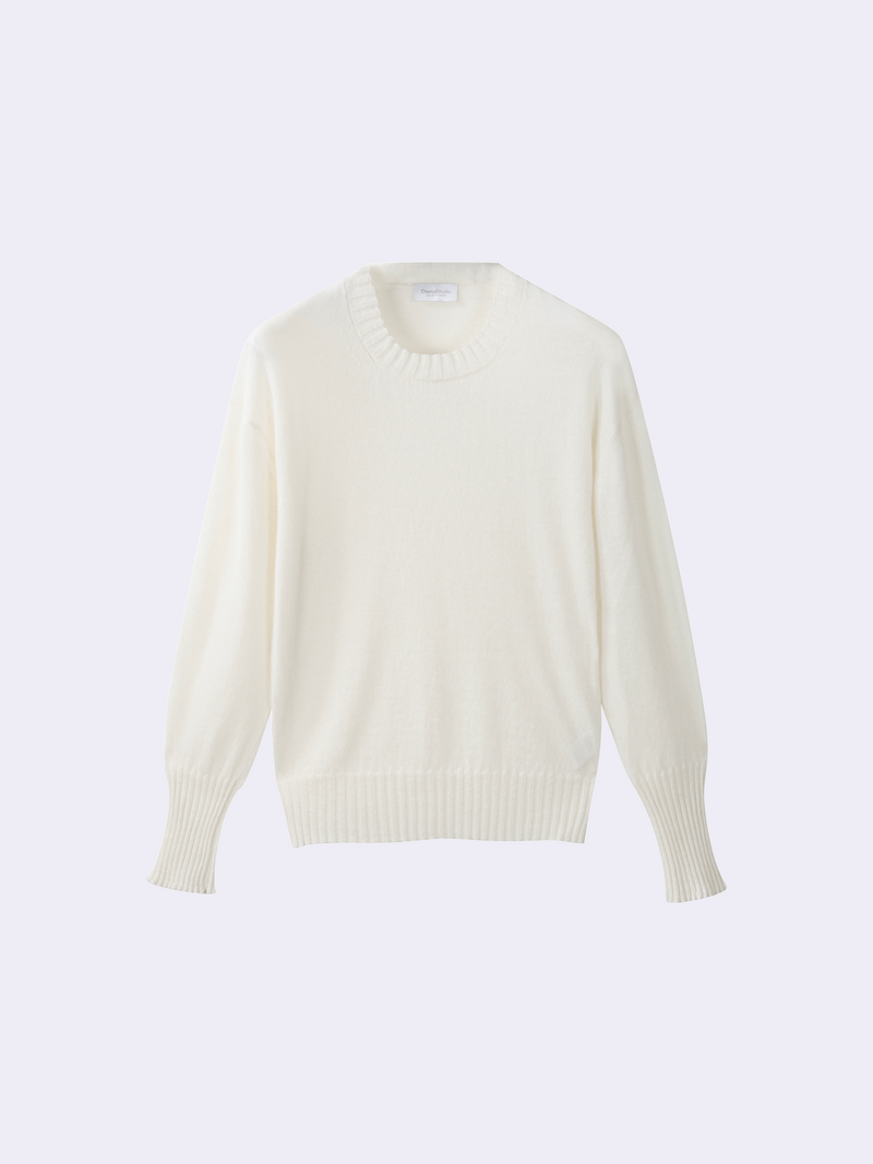 Girocollo in Lino e Cashmere