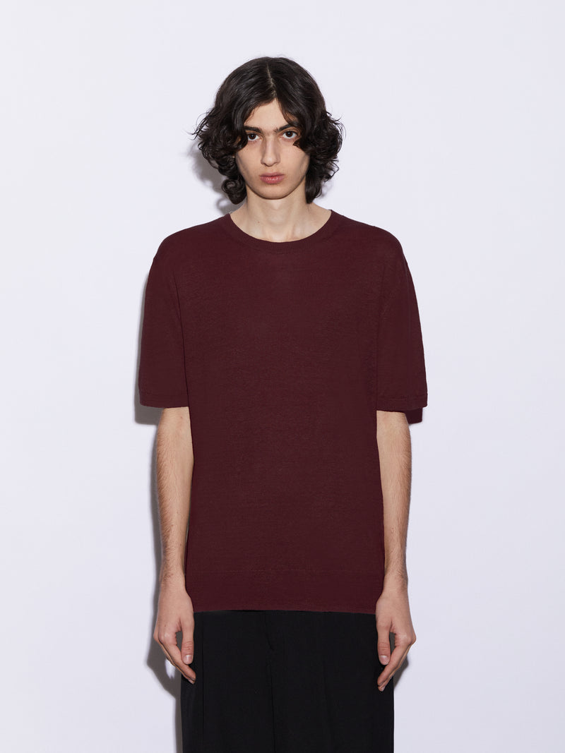 Leinen-T-Shirt