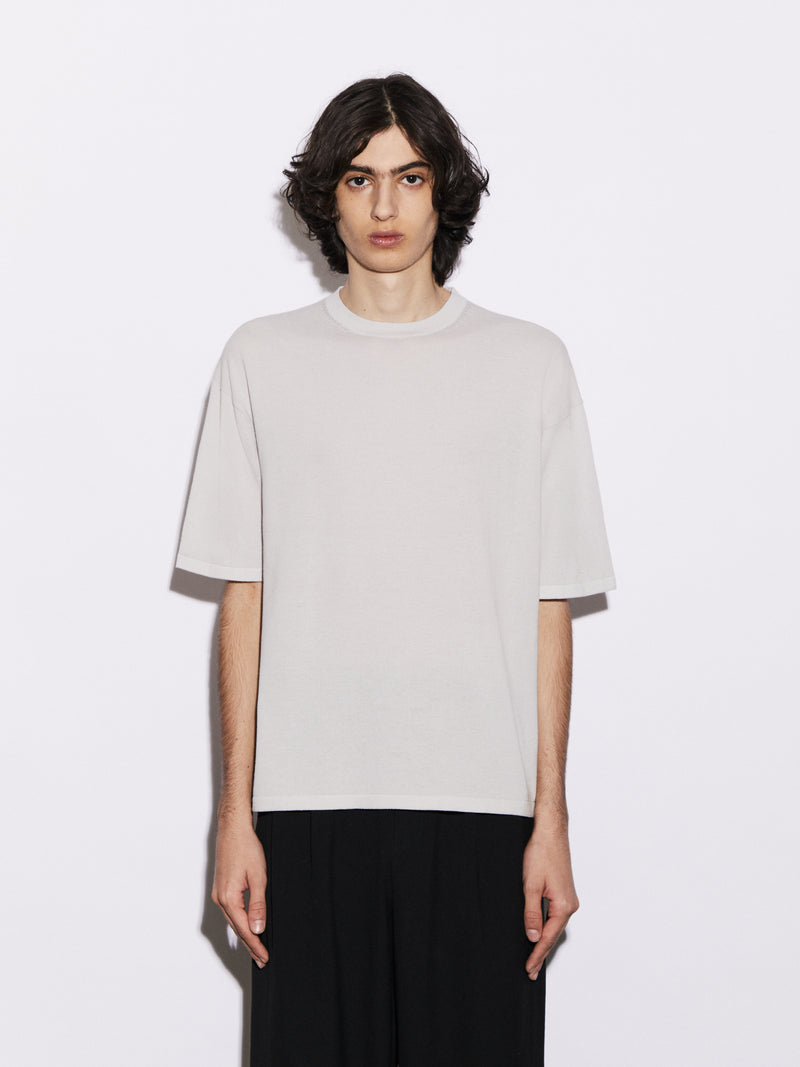 T-shirt in Cotone e Seta