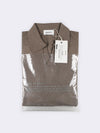 Buttonless polo shirt in extra-fine Merino wool