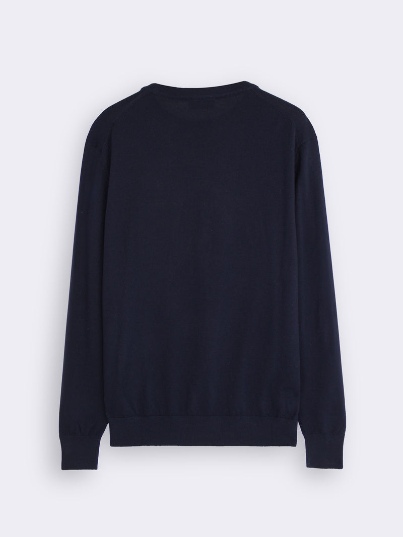 Girocollo in Lana Merino extrafine