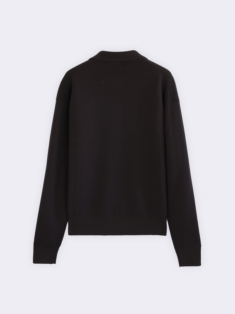 Milano Stitch Merino Wool Polo Shirt