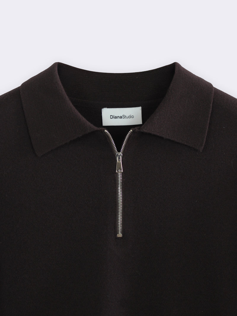Milano Stitch Merino Wool Polo Shirt
