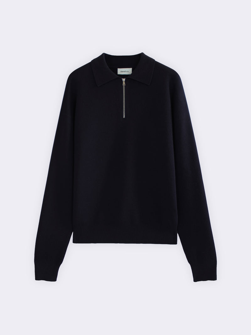 Milano Stitch Merino Wool Polo Shirt