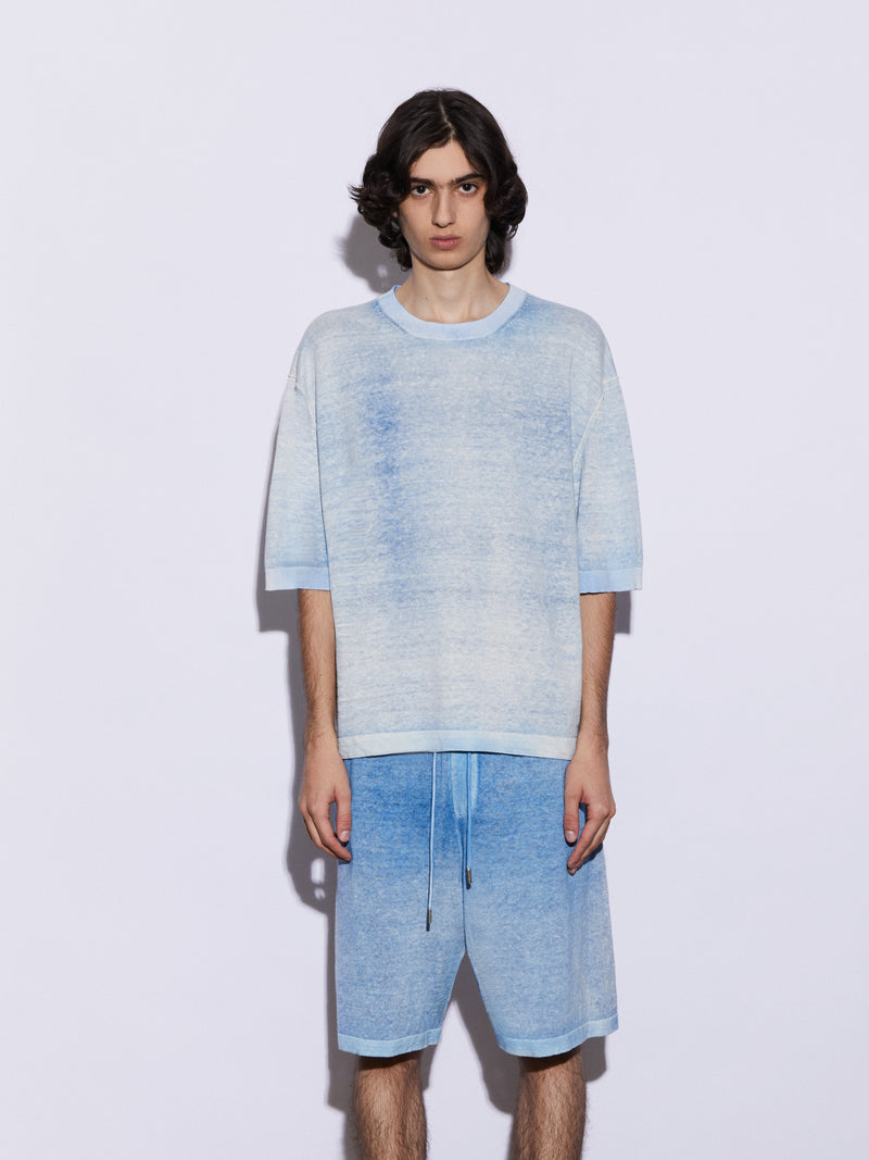 Shorts in Lino aerografati a mano