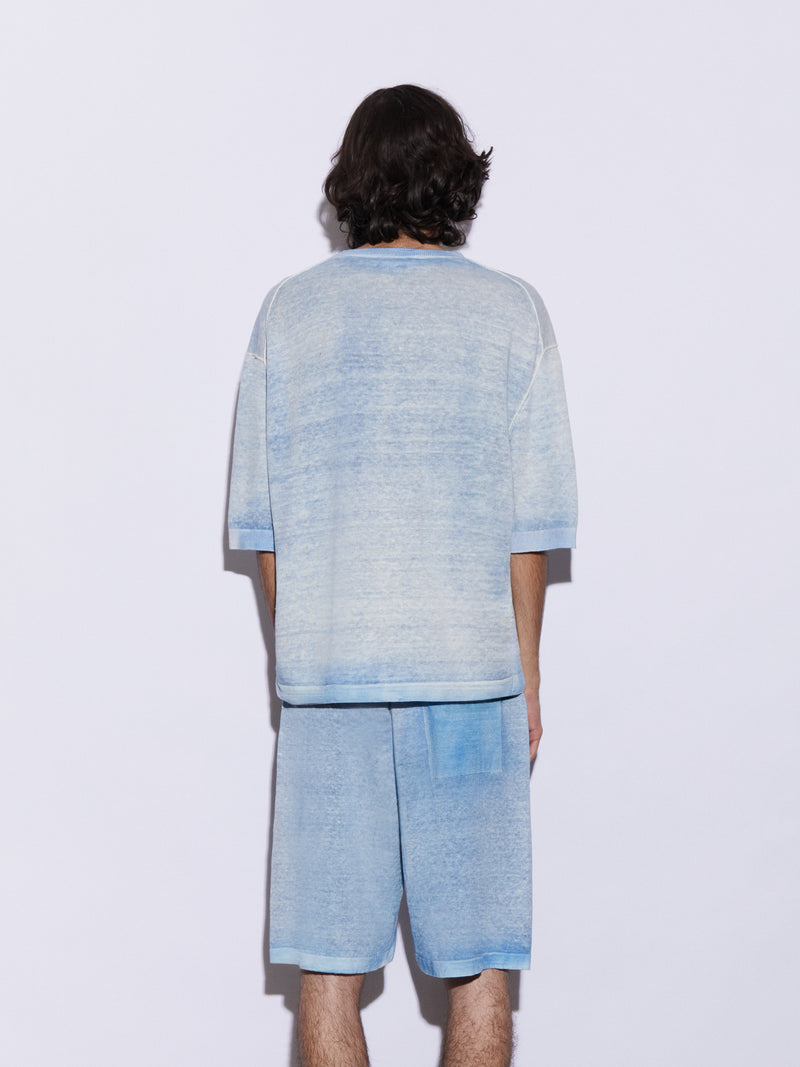 Shorts in Lino aerografati a mano